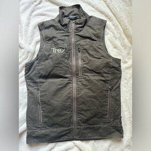 Kuhl Burr Vest Mens Vintage Patina Dye Fleece Lined Large Trex Branded